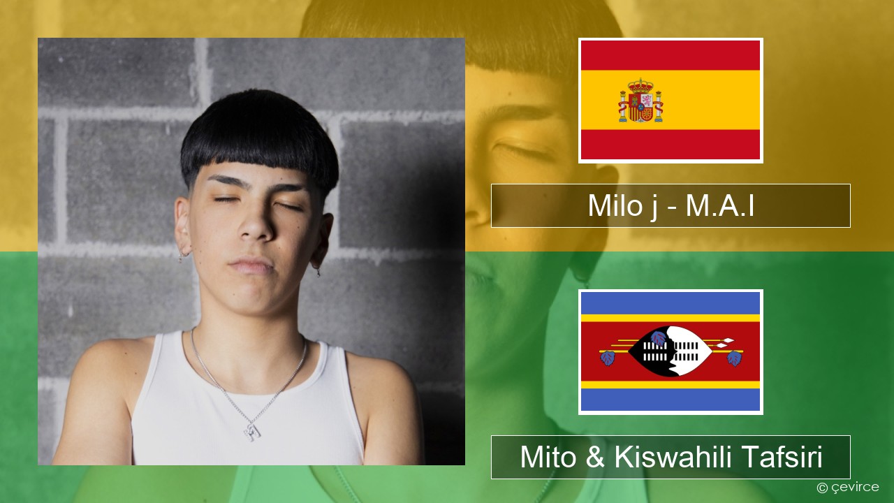 Milo j – M.A.I Kihispania Mito & Kiswahili Tafsiri
