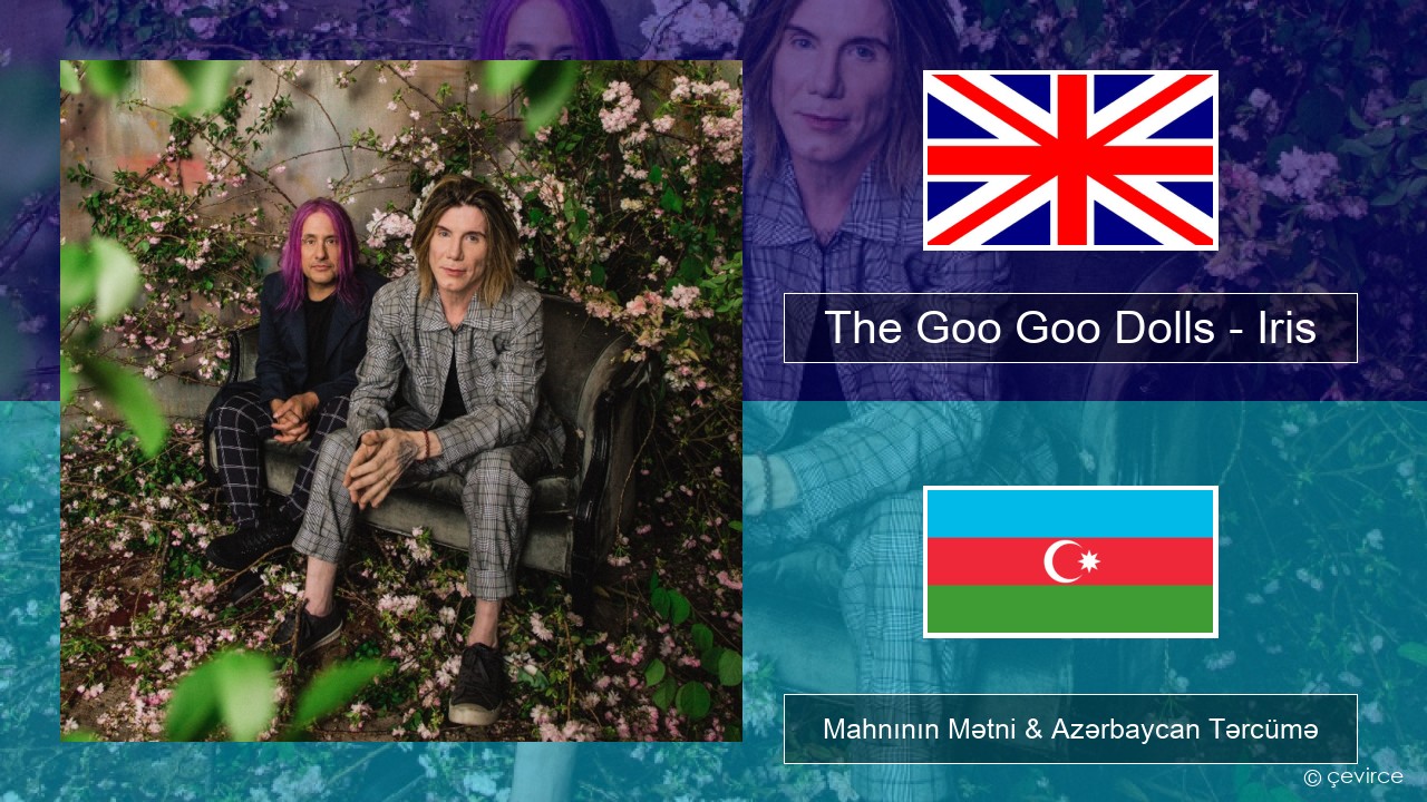 The Goo Goo Dolls – Iris İngilis dili Mahnının Mətni & Azərbaycan Tərcümə