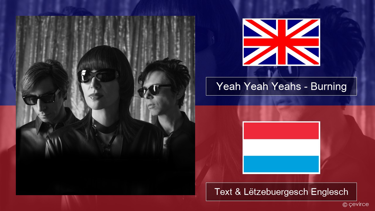 Yeah Yeah Yeahs – Burning Englisch Text & Lëtzebuergesch Englesch