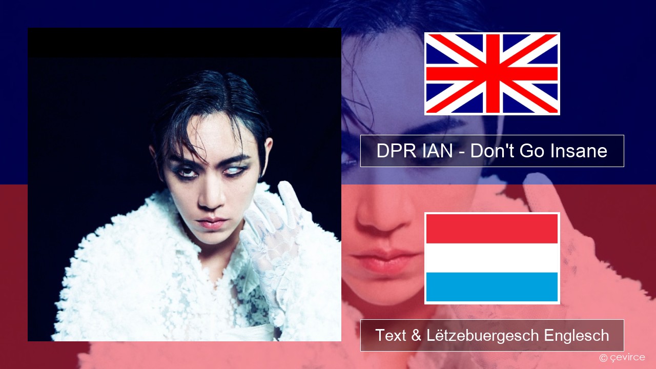 DPR IAN – Don’t Go Insane Englisch Text & Lëtzebuergesch Englesch