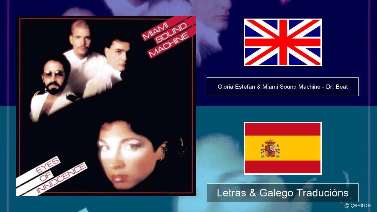 Gloria Estefan & Miami Sound Machine – Dr. Beat Inglés Letras & Galego Traducións