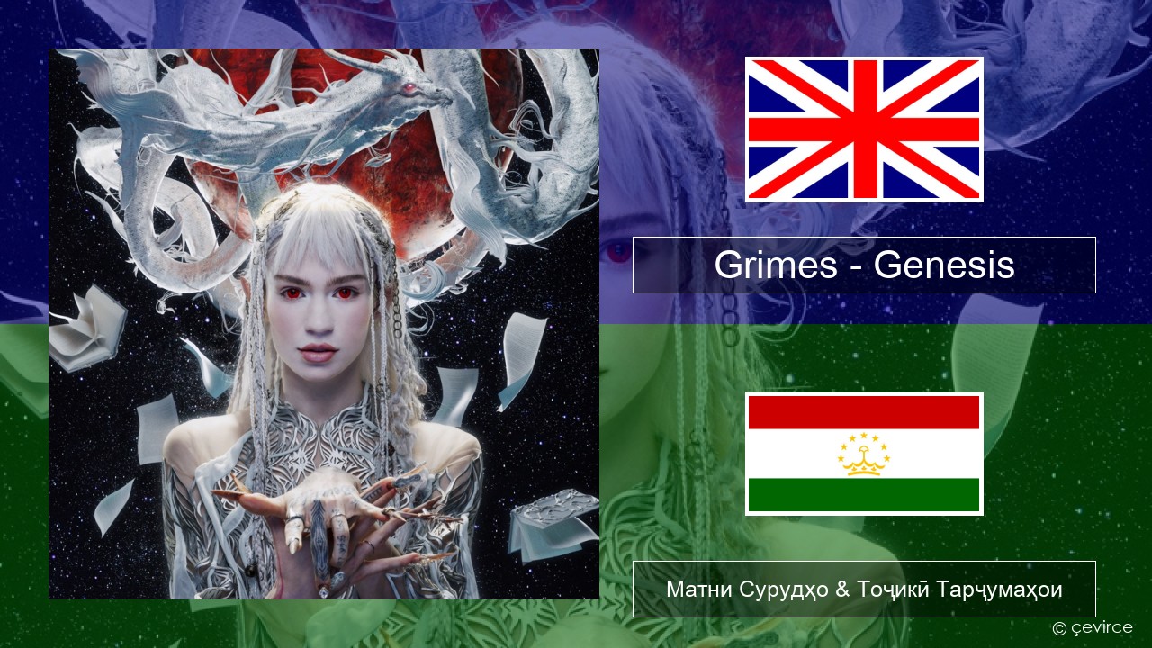 Grimes – Genesis English Матни Сурудҳо & Тоҷикӣ Тарҷумаҳои