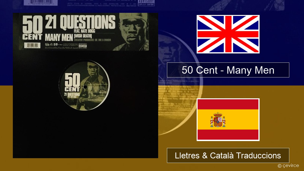 50 Cent – Many Men (Wish Death) Anglès Lletres & Català Traduccions