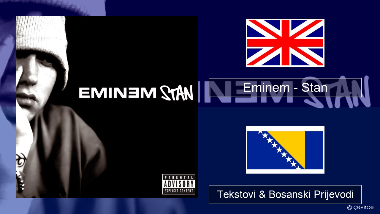 Eminem – Stan Engleski Tekstovi & Bosanski Prijevodi