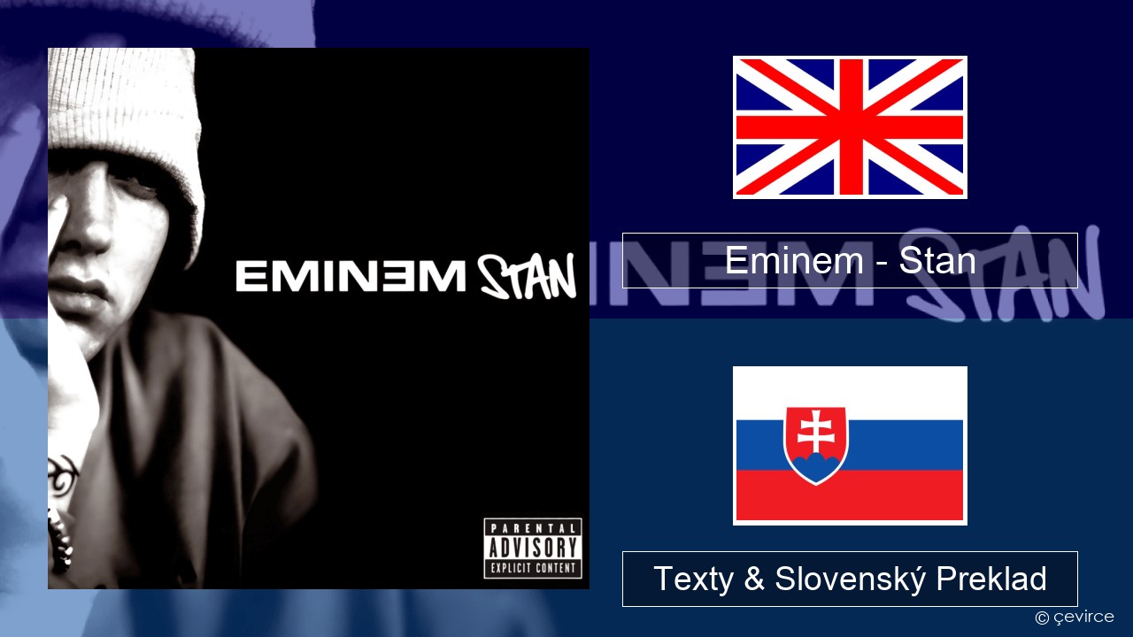 Eminem – Stan Anglický Texty & Slovenský Preklad