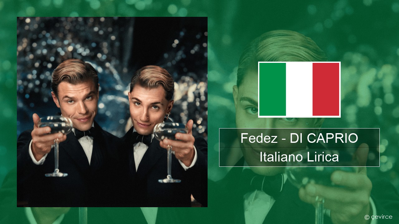 Fedez – DI CAPRIO Italiano Lirica