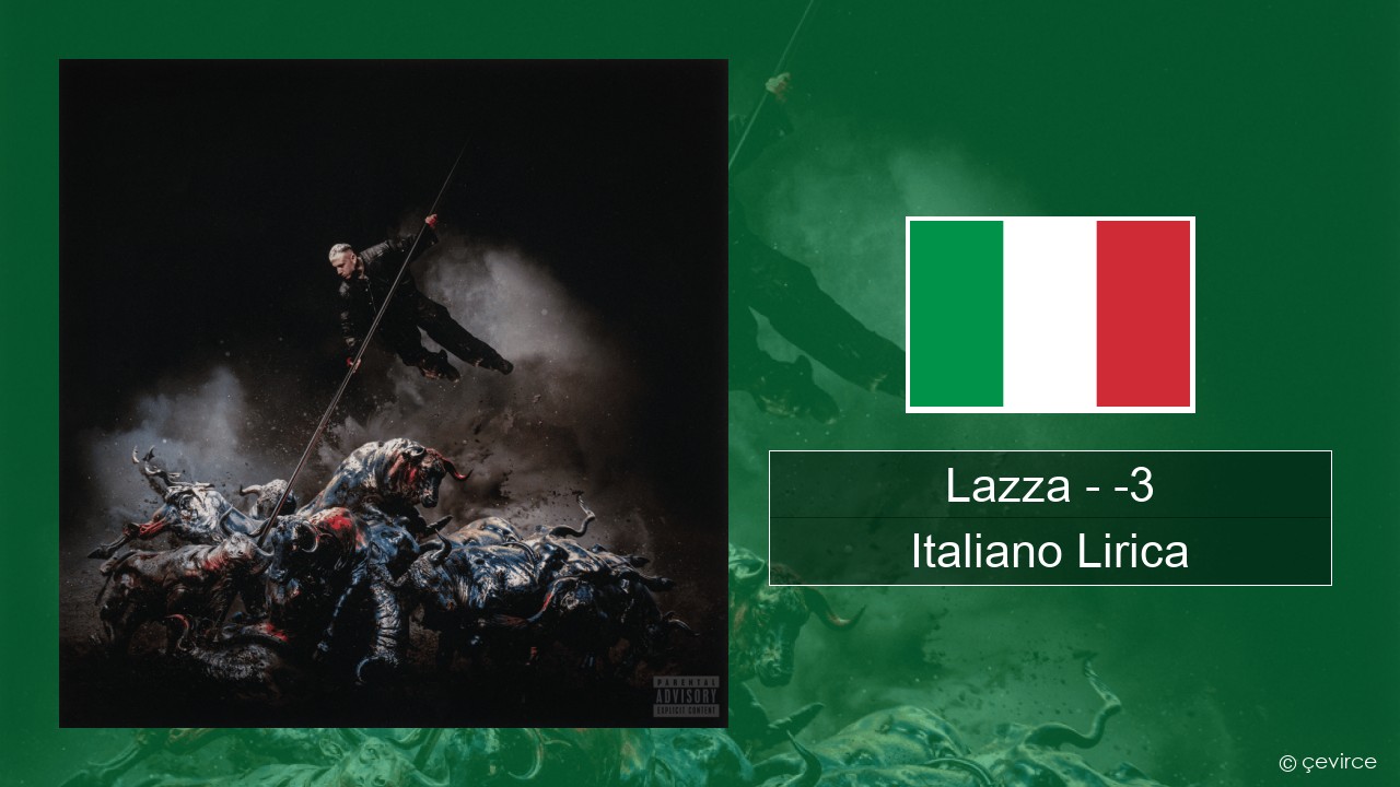 Lazza – -3 (PERDERE IL VOLO) Italiano Lirica