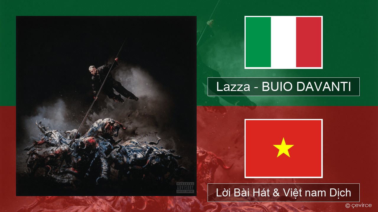 Lazza – BUIO DAVANTI Ý Lời Bài Hát & Việt nam Dịch