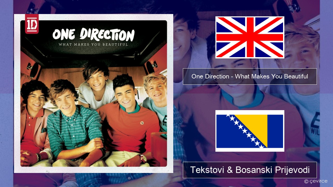 One Direction – What Makes You Beautiful Engleski Tekstovi & Bosanski Prijevodi