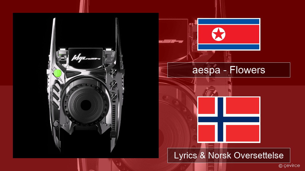 aespa – Flowers Korea Lyrics & Norsk Oversettelse