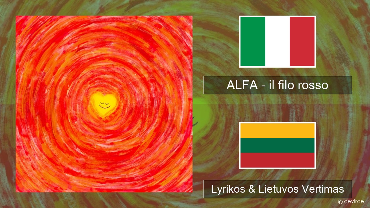 ALFA – il filo rosso Italijos Lyrikos & Lietuvos Vertimas