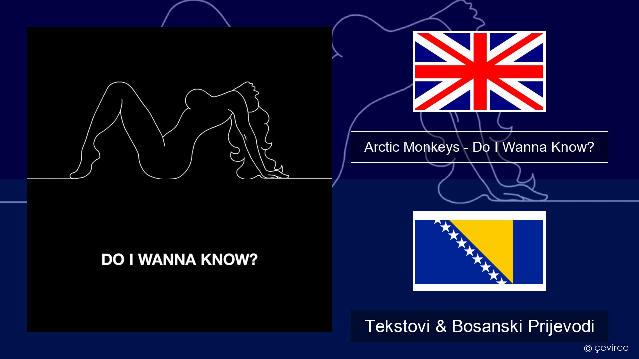 Arctic Monkeys – Do I Wanna Know? Engleski Tekstovi & Bosanski Prijevodi