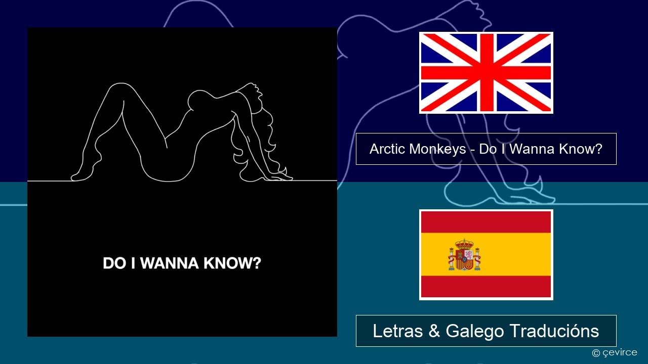 Arctic Monkeys – Do I Wanna Know? Inglés Letras & Galego Traducións