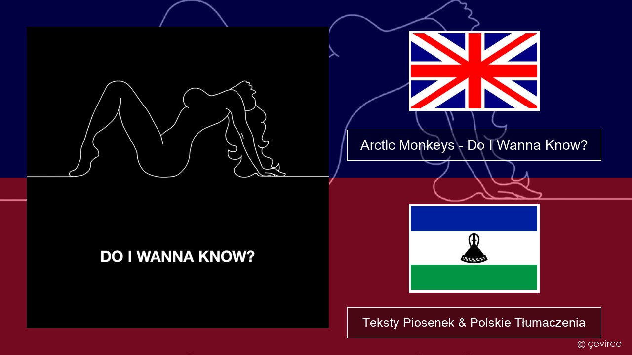 Arctic Monkeys – Do I Wanna Know? Polski Teksty Piosenek & Polskie Tłumaczenia