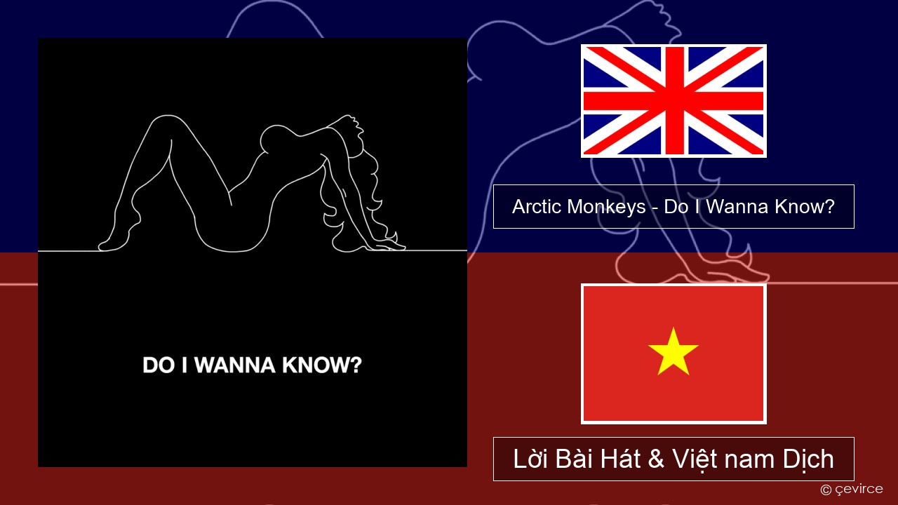 Arctic Monkeys – Do I Wanna Know? Tiếng anh Lời Bài Hát & Việt nam Dịch