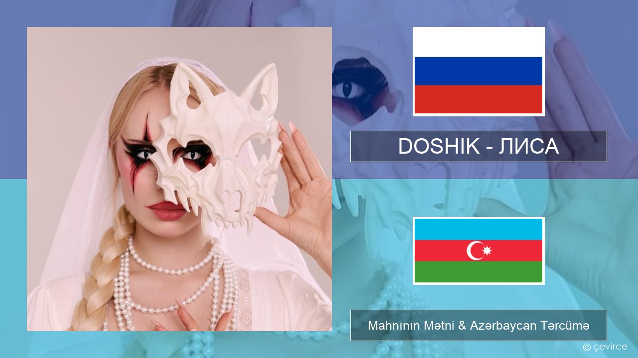 DOSHIK – ЛИСА (FOX) Azerbaycan Mahnının Mətni & Azərbaycan Tərcümə