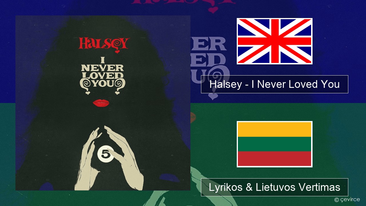 Halsey – I Never Loved You Anglų Lyrikos & Lietuvos Vertimas