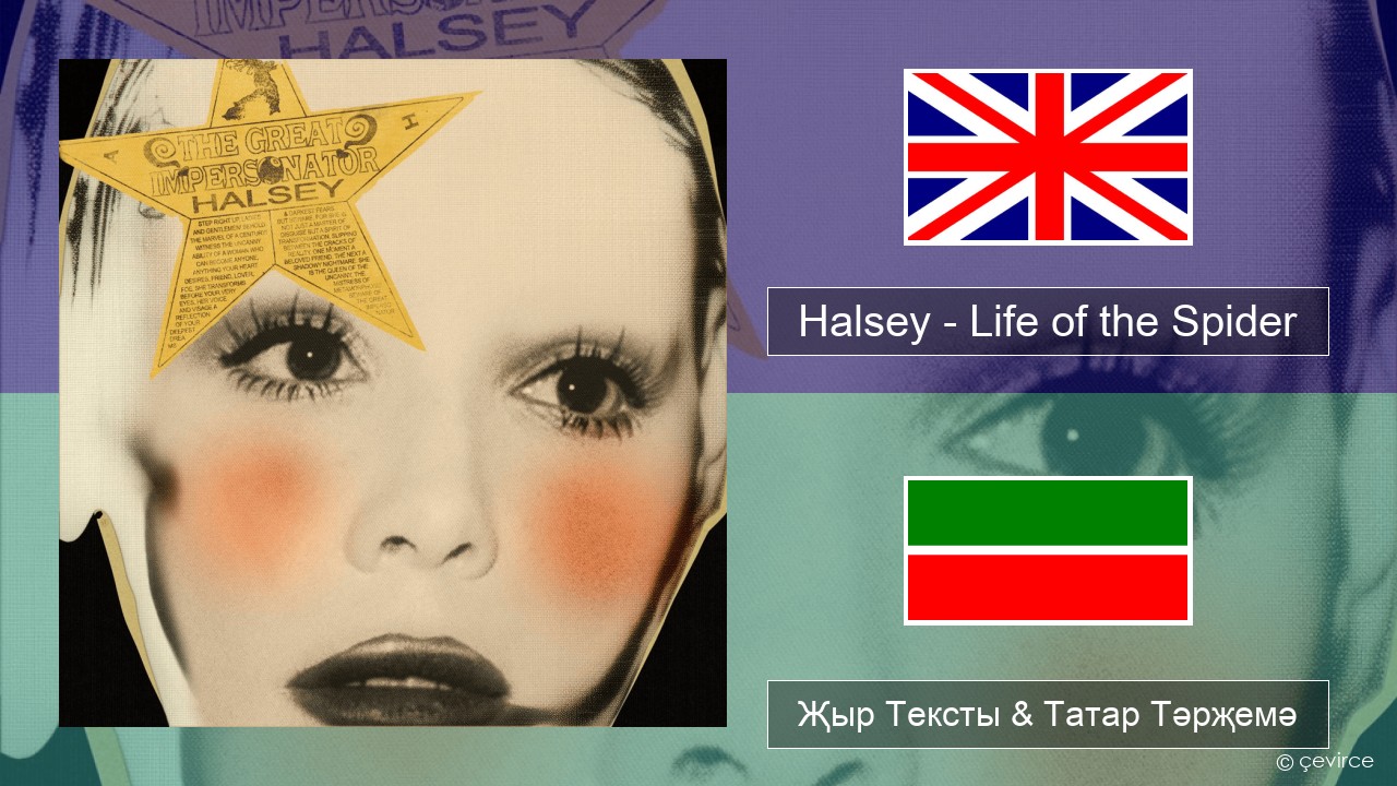 Halsey – Life of the Spider (Draft) Инглизчә Җыр Тексты & Татар Тәрҗемә