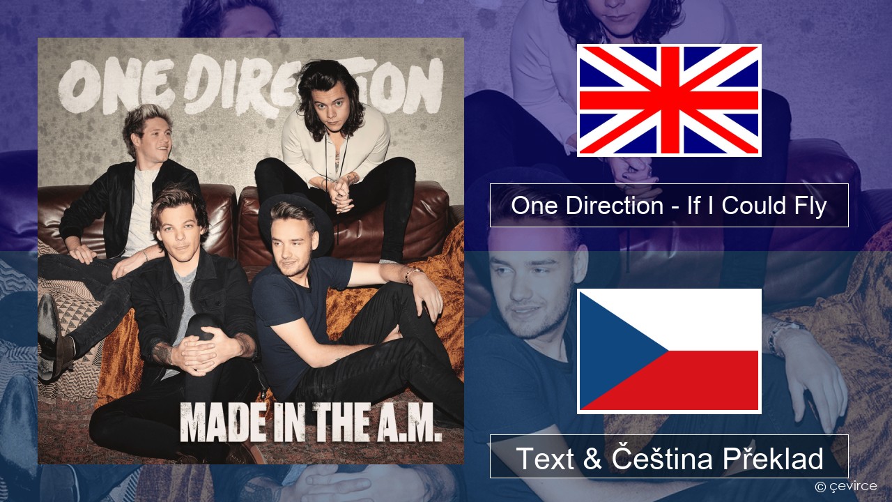 One Direction – If I Could Fly Anglický Text & Čeština Překlad