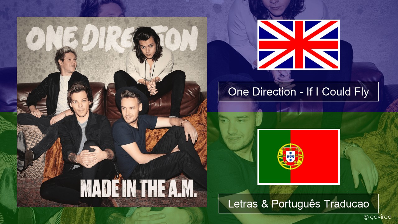 One Direction – If I Could Fly Inglês Letras & Português Traducao