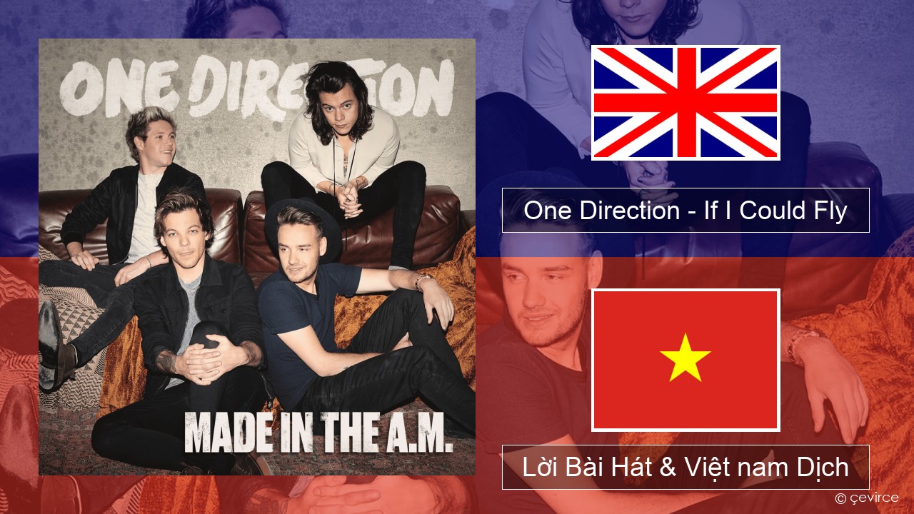 One Direction – If I Could Fly Tiếng anh Lời Bài Hát & Việt nam Dịch