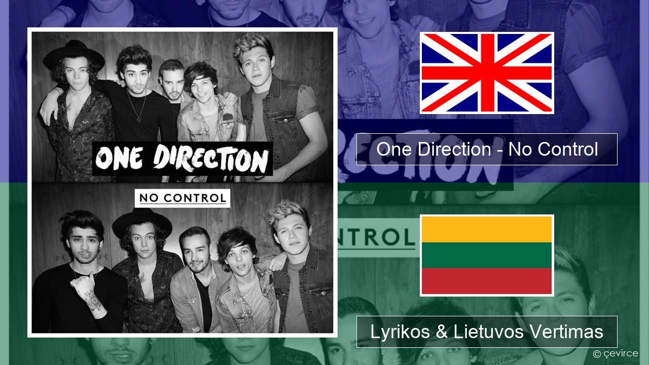 One Direction – No Control Anglų Lyrikos & Lietuvos Vertimas