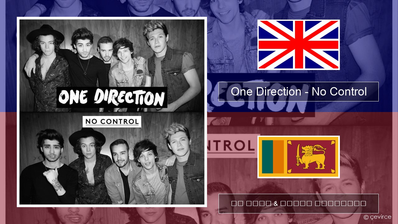 One Direction – No Control ඉංග්රීසි පද රචනය & සිංහල පරිවර්තන