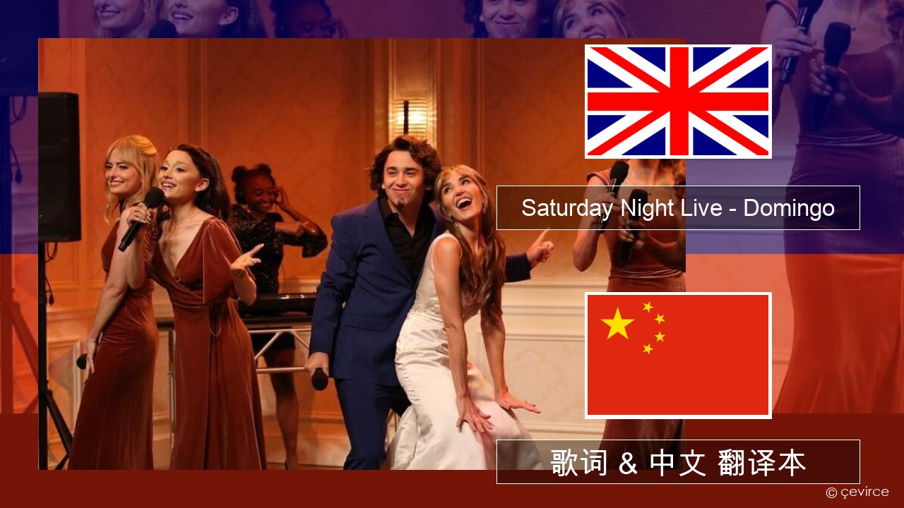 Saturday Night Live – Domingo (Bridesmaids Speech) 英语 歌词 & 中文 翻译本