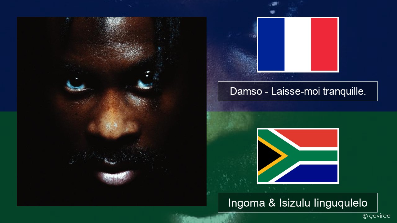 Damso – Laisse-moi tranquille. Isifrentshi Ingoma & Isizulu Iinguqulelo