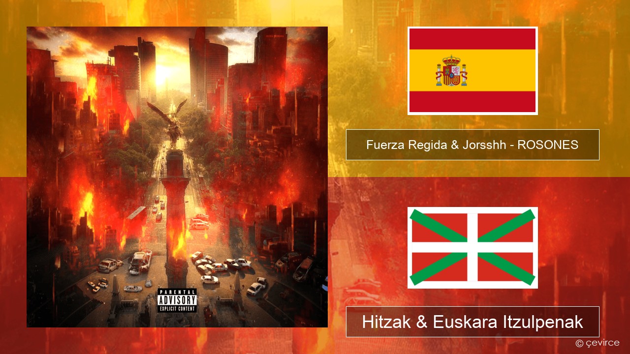 Fuerza Regida & Jorsshh – ROSONES Espainiako Hitzak & Euskara Itzulpenak