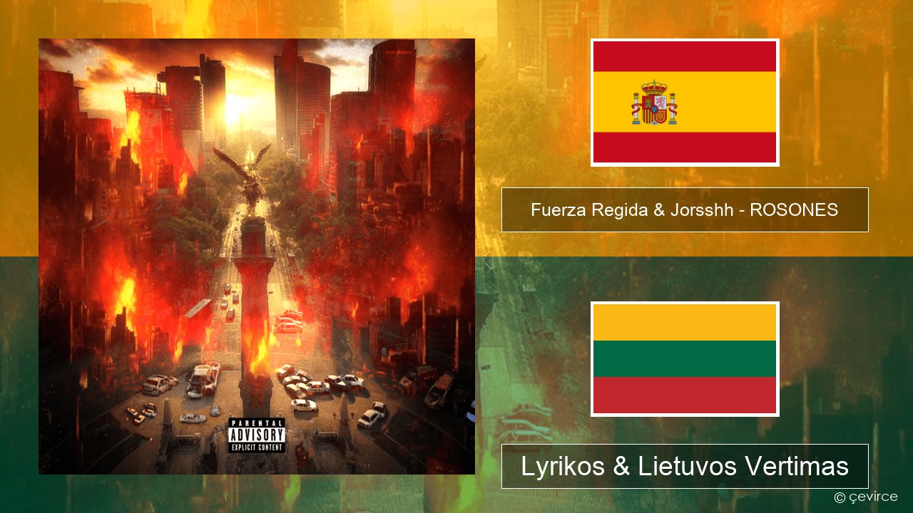 Fuerza Regida & Jorsshh – ROSONES Ispanų Lyrikos & Lietuvos Vertimas