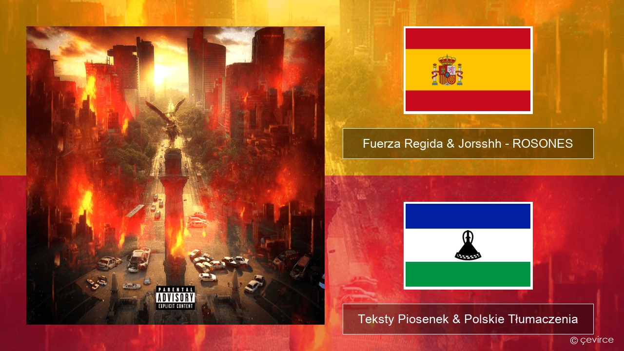 Fuerza Regida & Jorsshh – ROSONES Spanish Teksty Piosenek & Polskie Tłumaczenia