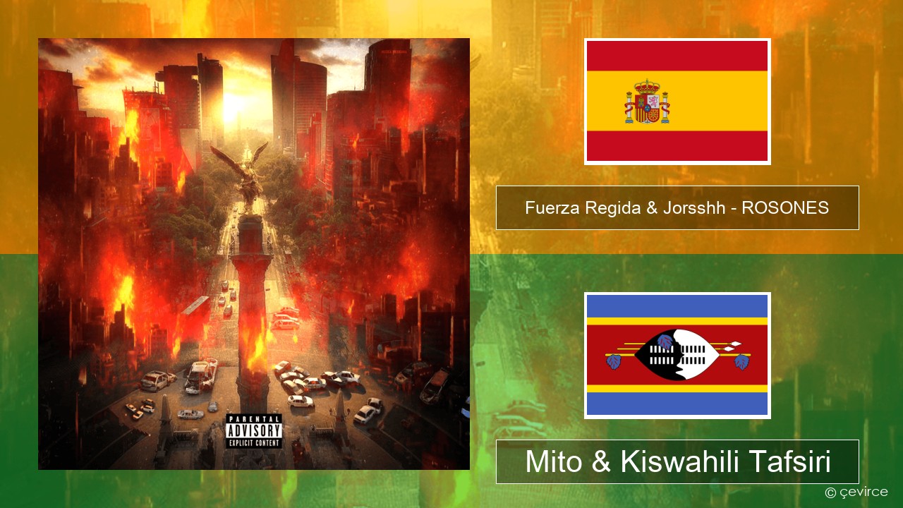 Fuerza Regida & Jorsshh – ROSONES Kihispania Mito & Kiswahili Tafsiri