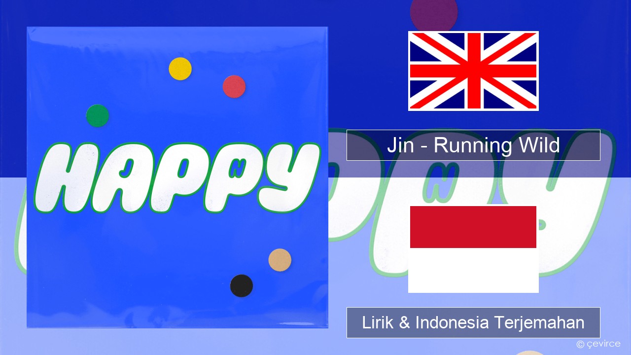 Jin (진) – Running Wild Bahasa Indonesia Lirik & Indonesia Terjemahan