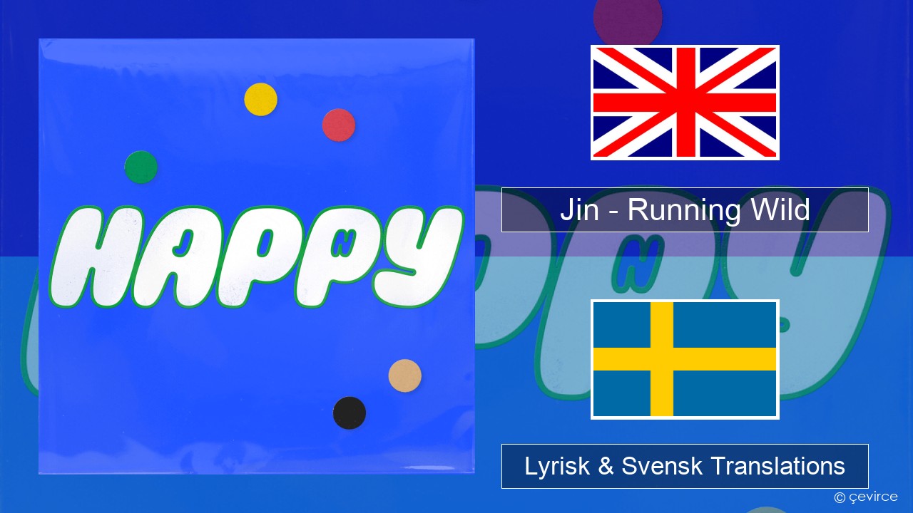 Jin (진) – Running Wild Engelsk Lyrisk & Svensk Translations