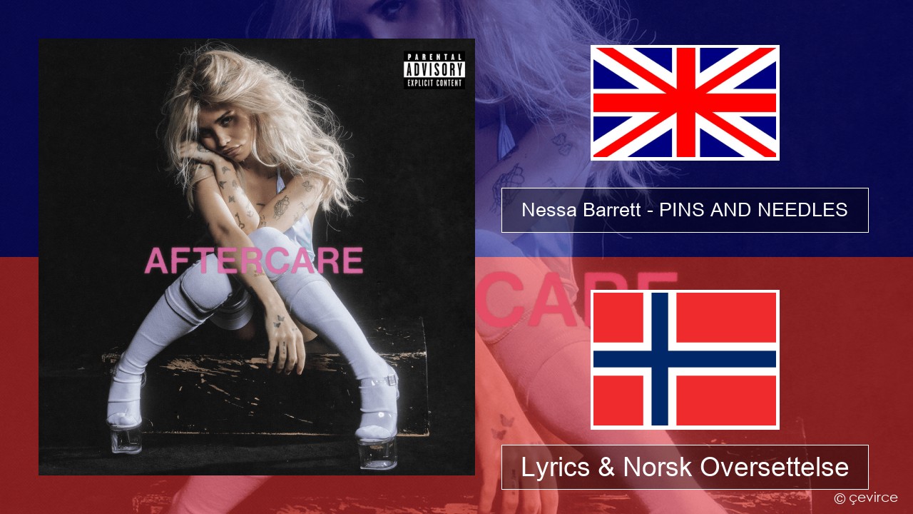 Nessa Barrett – PINS AND NEEDLES Engelsk Lyrics & Norsk Oversettelse