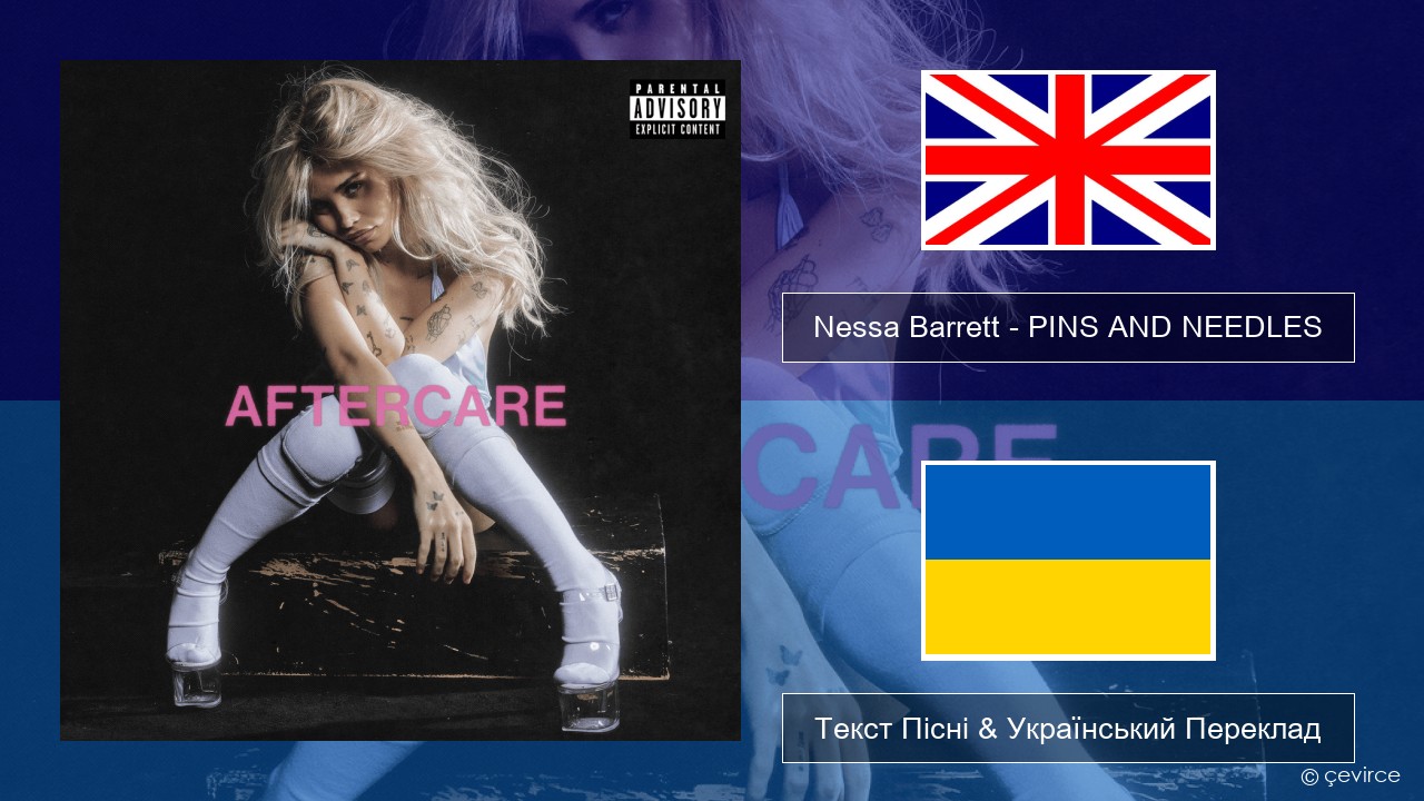 Nessa Barrett – PINS AND NEEDLES Англійський Текст Пісні & Український Переклад