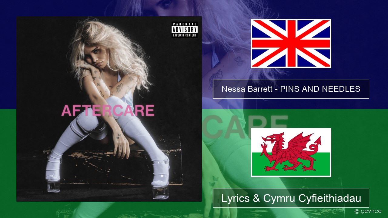 Nessa Barrett – PINS AND NEEDLES Saesneg Lyrics & Cymru Cyfieithiadau