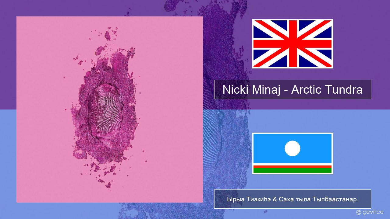 Nicki Minaj – Arctic Tundra Английскай Ырыа Тиэкиһэ & Саха тыла Тылбаастанар.