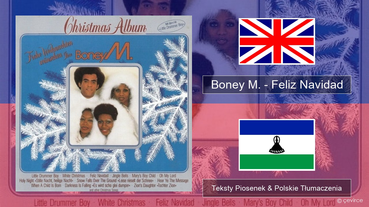 Boney M. – Feliz Navidad Polski Teksty Piosenek & Polskie Tłumaczenia