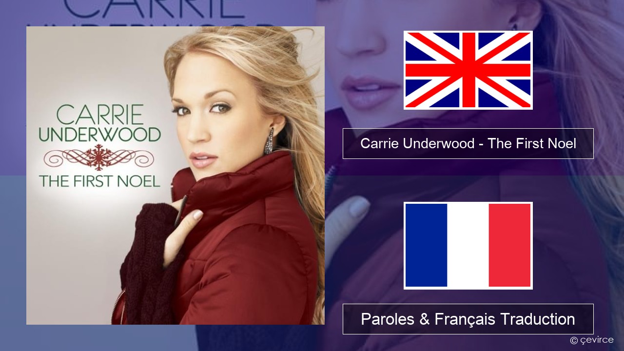 Carrie Underwood – The First Noel Anglais Paroles & Français Traduction