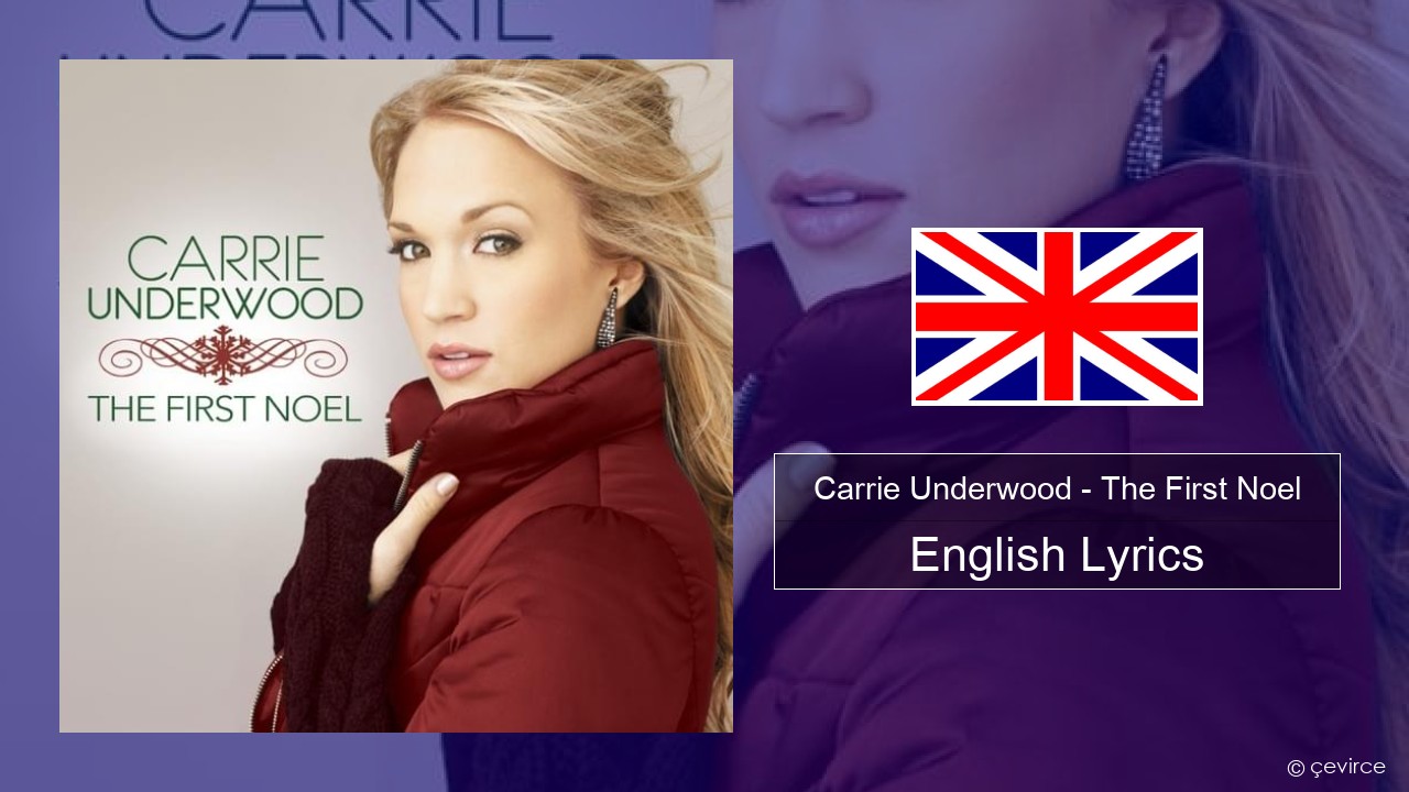 Carrie Underwood – The First Noel English Lyrics