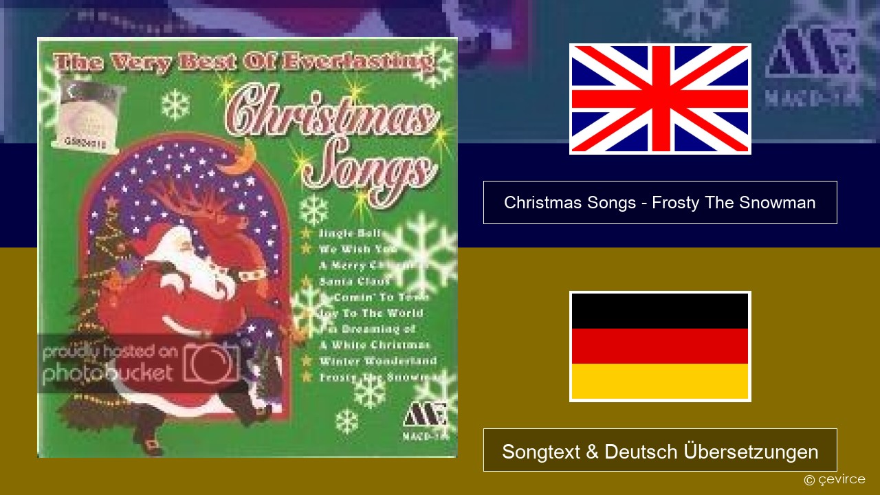 Christmas Songs – Frosty The Snowman Englisch Songtext & Deutsch Übersetzungen