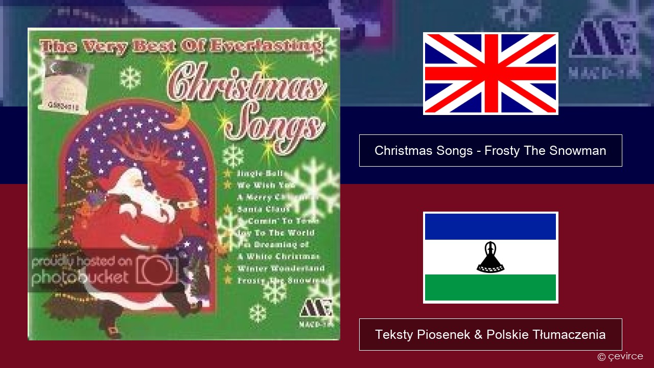 Christmas Songs – Frosty The Snowman Polski Teksty Piosenek & Polskie Tłumaczenia