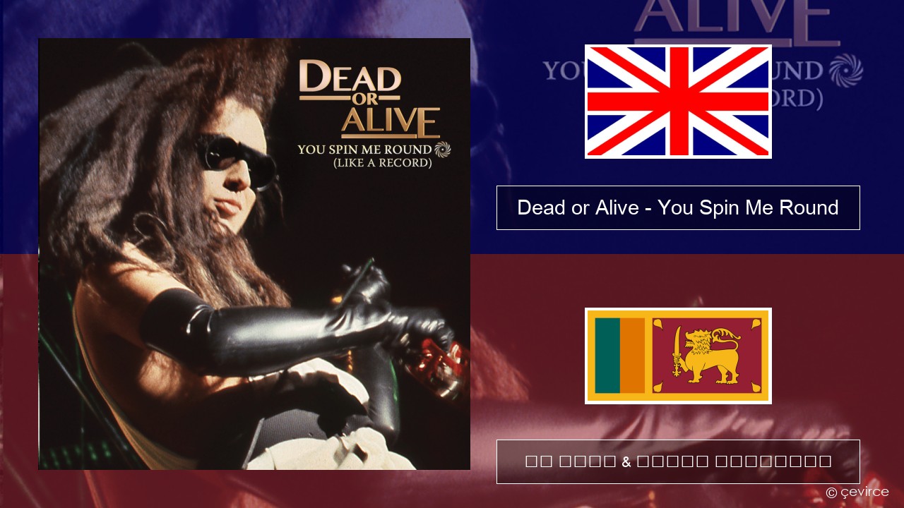 Dead or Alive – You Spin Me Round (Like a Record) ඉංග්රීසි පද රචනය & සිංහල පරිවර්තන