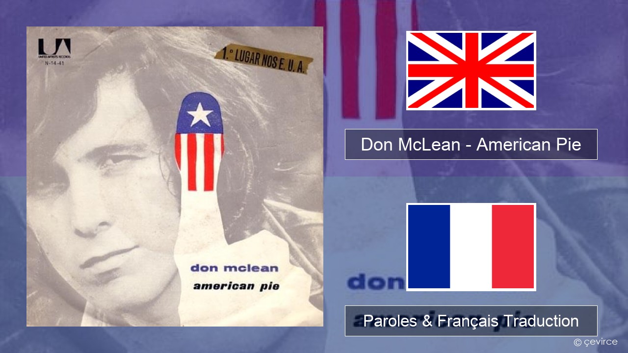 Don McLean – American Pie Anglais Paroles & Français Traduction