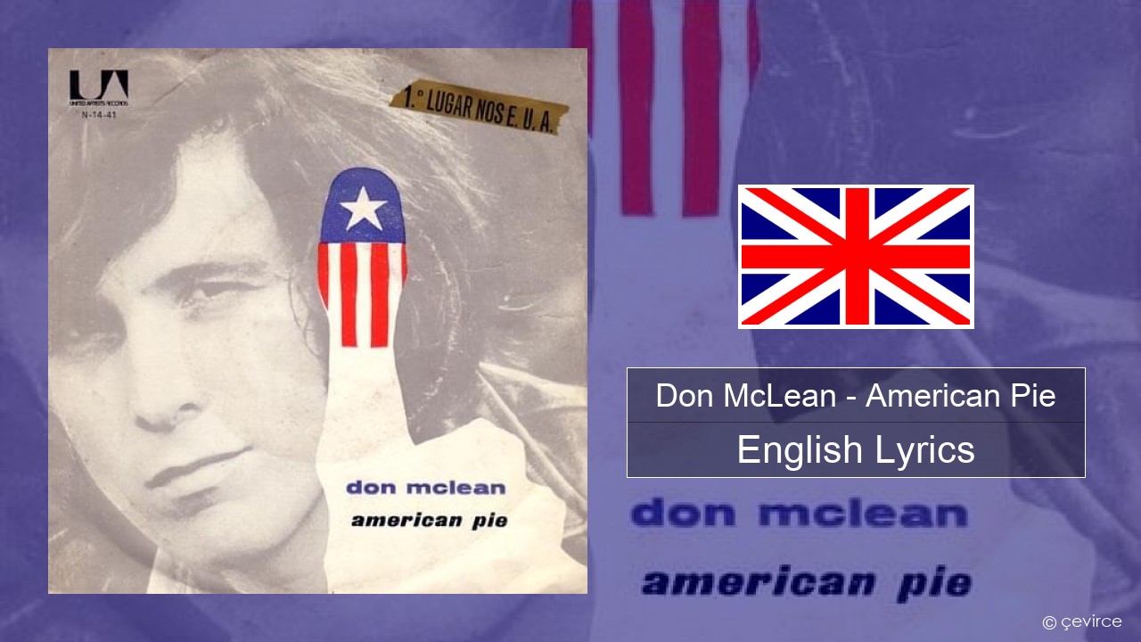 Don McLean – American Pie English Lyrics