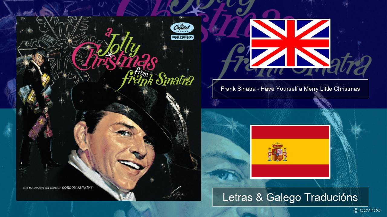 Frank Sinatra – Have Yourself a Merry Little Christmas Inglés Letras & Galego Traducións