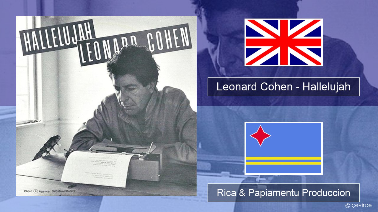 Leonard Cohen – Hallelujah Ing Rica & Papiamentu Produccion