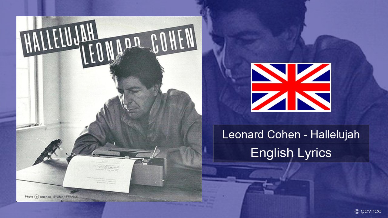 Leonard Cohen – Hallelujah English Lyrics